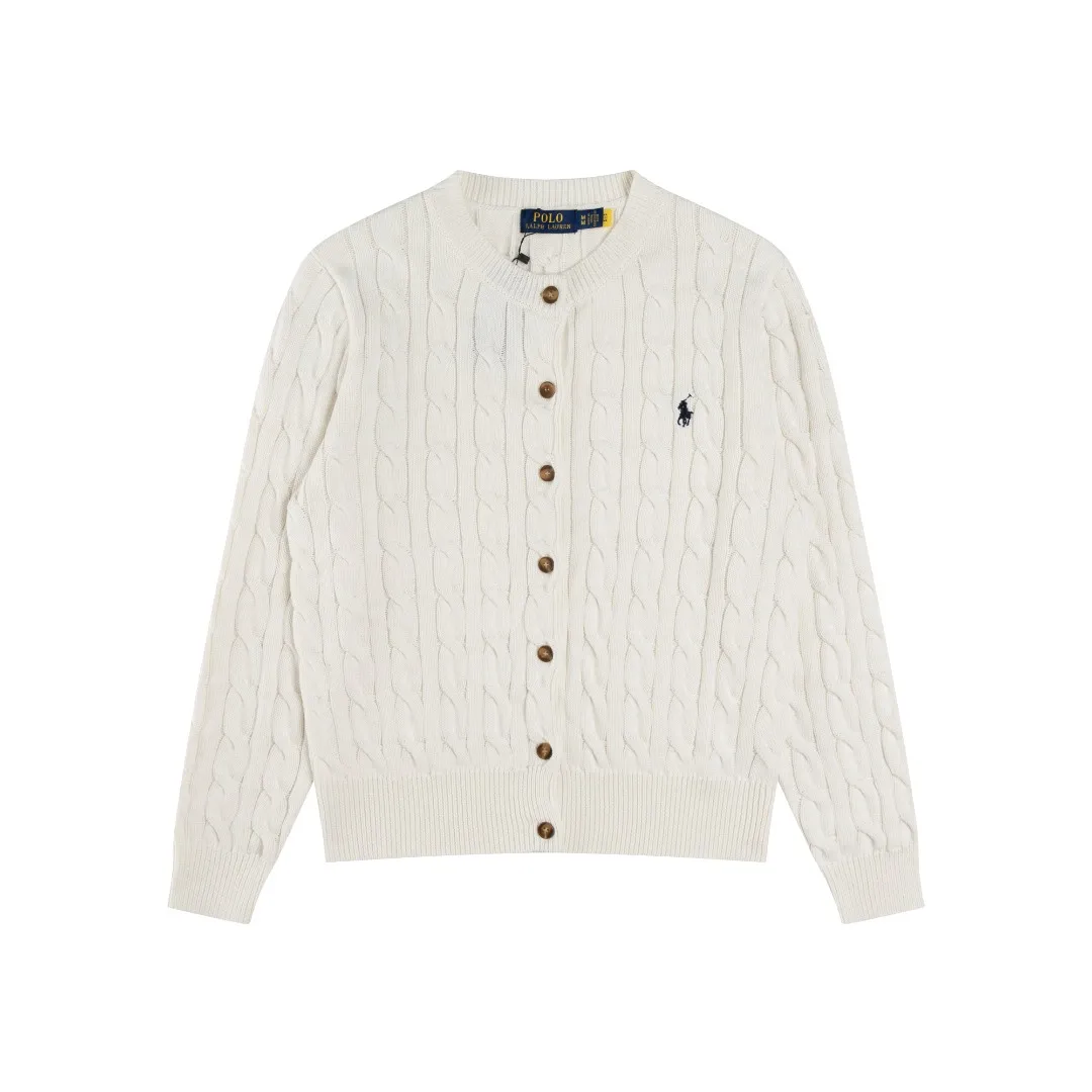 P230 #R93 RALPH LAUREN Ralph Lauren twelve colors classic small label embroidery logo seven-button knitted cable cardigan sweater women's top, high-density LOGO embroidery on the chest, original customization of tag accessories. Made of pure cotton yarn, pure cotton is skin-friendly and comfortable, small label war horse embroidered twist button cardigan sweater 🐎 high quality, follow the blogger to learn how to wear it! Let’s buy a Ralph Lauren cable sweater. It’s a super hard-to-find series after it became popular. It’s hard to find one on the official website. It’s simple and practical to wear, with a lazy and loose feel. The thickened fabric has more texture, feels soft and delicate, and has a loose fit. Whether worn alone or layered, you can wear different styles of fashion with just one piece!   Size: